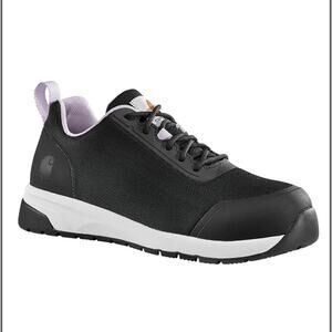 Carhartt Women's Force 3 Inch EH Nano Toe Work Shoe Black/Amethyst Size 10